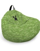 Updeco Husa fotoliu Puf Bean Bag tip Para L fara umplutura minecraft creeper