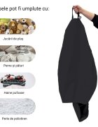 Updeco Husa fotoliu Puf Bean Bag tip Para XL Chroma fara umplutura black