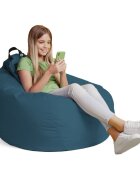Updeco Husa fotoliu Puf Bean Bag tip Para XL Chroma fara umplutura dark blue