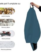 Updeco Husa fotoliu Puf Bean Bag tip Para XL Chroma fara umplutura dark blue