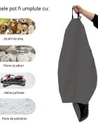 Updeco Husa fotoliu Puf Bean Bag tip Para XL Chroma fara umplutura dark grey