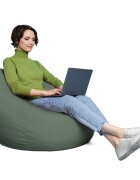 Updeco Husa fotoliu Puf Bean Bag tip Para XL Chroma fara umplutura green sage