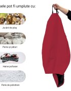 Updeco Husa fotoliu Puf Bean Bag tip Para XL Chroma fara umplutura red