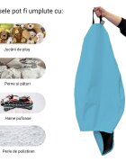 Updeco Husa fotoliu Puf Bean Bag tip Para XL Chroma fara umplutura turquoise