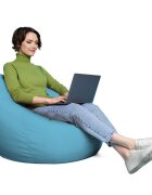 Updeco Husa fotoliu Puf Bean Bag tip Para XL Chroma fara umplutura turquoise