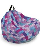 Updeco Husa fotoliu Puf Bean Bag tip Para XL fara umplutura Lego Tetris mov