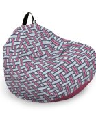 Updeco Husa fotoliu Puf Bean Bag tip Para XL fara umplutura paloma