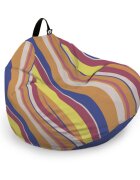 Updeco Husa fotoliu Puf Bean Bag tip Para XL fara umplutura pipa orange