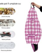 Updeco Husa fotoliu Puf Bean Bag tip Para XL fara umplutura sweet girl