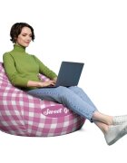 Updeco Husa fotoliu Puf Bean Bag tip Para XL fara umplutura sweet girl