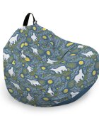 Updeco Husa fotoliu Puf Bean Bag tip Para XL fara umplutura ursi polari