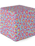 Updeco Taburet cub L Leopard fruitty