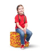 Updeco Taburet cub L Minecraft Foc