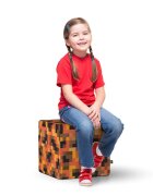 Updeco Taburet cub L Minecraft Magma