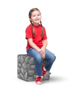 Updeco Taburet cub L Minecraft Piatra