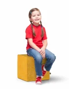 Updeco Taburet cub L Orange