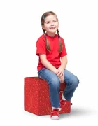 Updeco Taburet cub L Strawberry