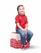 Updeco Taburet cub L Strawberry Cake