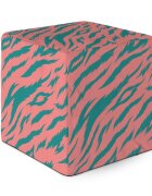 Updeco Taburet cub L Tigre pink