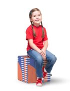 Updeco Taburet cub L Vision Blue