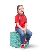 Updeco Taburet cub L Zebra green