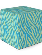 Updeco Taburet cub L Zebra green