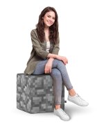 Updeco Taburet cub XL Minecraft Piatra