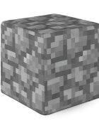 Updeco Taburet cub XL Minecraft Piatra
