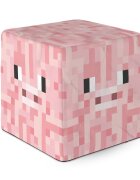 Updeco Taburet cub XL Minecraft Pig