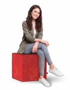 Updeco Taburet cub XL Strawberry