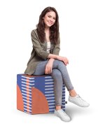 Updeco Taburet cub XL Vision Blue