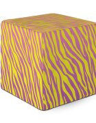 Updeco Taburet cub XL Zebra gradient bright