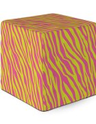Updeco Taburet Cub XL Zebra pink