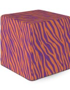 Updeco Taburet cub XL Zebra purple