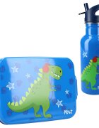 Vadobag Set cutie alimente 16x13x5 cm si bidon inox 500 ml blue