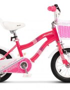 VELORS Bicicleta Copii 3-5 ani V1404B fucsia roti 14 inch inaltime utilizator 90-105 cm greutate suportata 80 kg