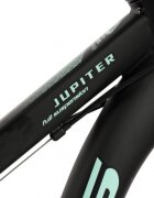 VELORS Bicicleta MTB-Full Suspension FAT BIKE Duro 2.6 V26309D NegruTurcoaz roti 26 inch inaltime utilizator 150-195 cm greutate suportata 150 kg