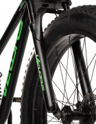 VELORS Bicicleta MTB-Full Suspension Fat Bike Duro 2.6 V26309D NegruVerde 26 inch inaltime utilizator 150-195 cm greutate suportata 150 kg