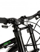 VELORS Bicicleta MTB-Full Suspension Fat Bike Duro 2.6 V26309D NegruVerde 26 inch inaltime utilizator 150-195 cm greutate suportata 150 kg