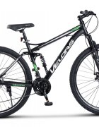 VELORS Bicicleta MTB Full-Suspension Matador V2960G NegruAlbVerde roti 29 inch inaltime utilizator 170-195 cm greutate suportata 120 kg