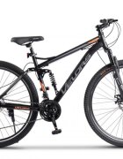 VELORS Bicicleta MTB Full-Suspension Matador V2960G NegruGriPortocaliu roti 29 inch inaltime utilizator 170-195 cm greutate suportata 120 kg