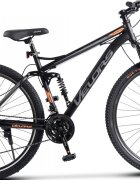 VELORS Bicicleta MTB Full-Suspension Matador V2960G NegruGriPortocaliu roti 29 inch inaltime utilizator 170-195 cm greutate suportata 120 kg