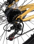 VELORS Bicicleta MTB-Full Suspension Trail 2.7 V27271D NegruGalben 27.5 inch echipare Shimano 21 viteze manete secventiale frane disc mecanice