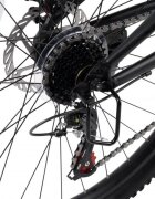 VELORS Bicicleta MTB-Full Suspension Trail 2.7 V27271D VerdeNegru 27.5 inch echipare Shimano 21 viteze manete secventiale frane disc mecanice