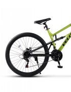 VELORS Bicicleta MTB-Full Suspension Trail 2.7 V27271D VerdeNegru 27.5 inch echipare Shimano 21 viteze manete secventiale frane disc mecanice