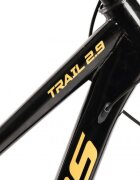 VELORS Bicicleta MTB-Full Suspension Trail 2.9 V29271D NegruPortocaliu roti 29 inch greutate suportata 120 kg inaltime utilizator 170-185 cm
