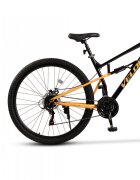VELORS Bicicleta MTB-Full Suspension Trail 2.9 V29271D NegruPortocaliu roti 29 inch greutate suportata 120 kg inaltime utilizator 170-185 cm