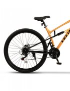 VELORS Bicicleta MTB-Full Suspension Trail 2.9 V29271D PortocaliuNegru roti 29 inch greutate suportata 120 kg inaltime utilizator 170-185 cm