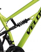 VELORS Bicicleta MTB-Full Suspension Trail 2.9 V29271D VerdeNegru 29 inch echipare Shimano 21 viteze manete secventiale frane disc mecanice