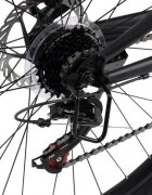 VELORS Bicicleta MTB-Full Suspension Trail V24271D VerdeNegru 24 inch echipare Shimano 21 viteze manete secventiale frane disc mecanice